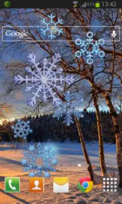 Play Sunset Winter Live Wallpaper