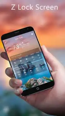 Play Sunset  - Z Lock Screen Theme