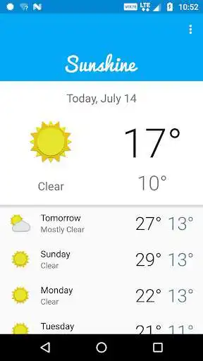 Play Sunshine Weather  and enjoy Sunshine Weather with UptoPlay