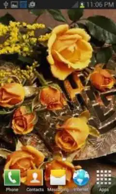 Play Sunshiny Rose Live Wallpaper