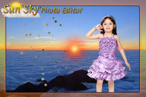 Play Sun Sky Photo Frame as an online game Sun Sky Photo Frame with UptoPlay