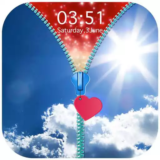 Play Sun Sky Zipper Lock Screen APK