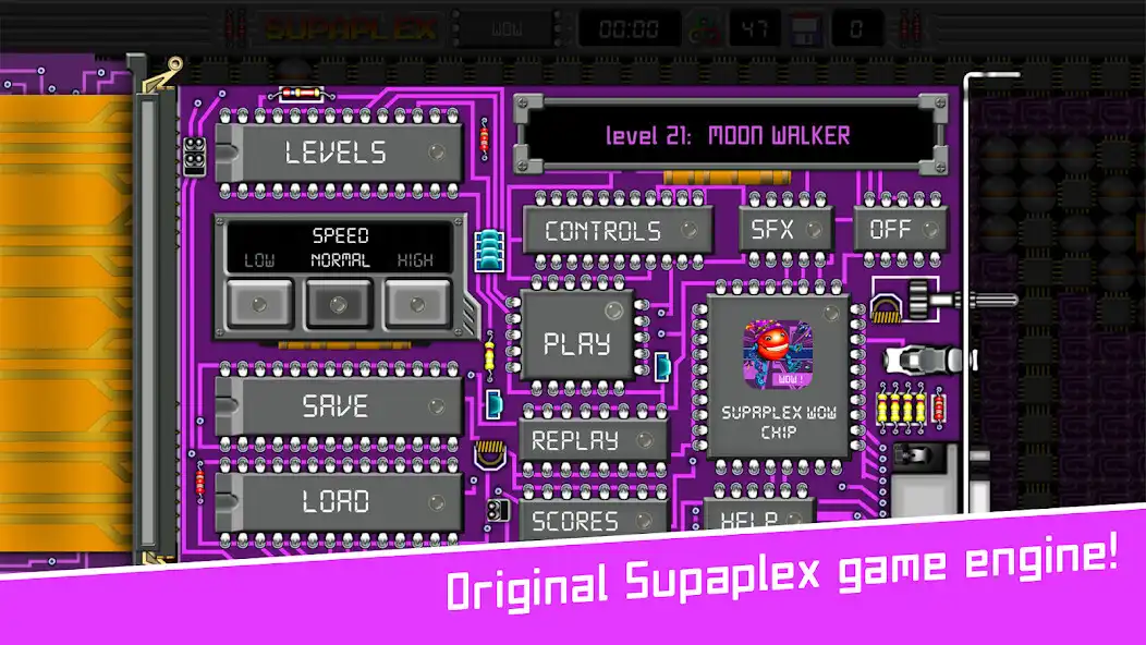 Play Supaplex WOW! as an online game Supaplex WOW! with UptoPlay