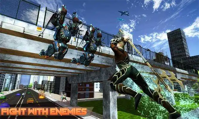 Play Super Aqua Hero Real Justice