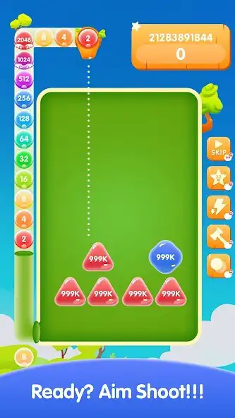 Play Super Ball 2048 as an online game Super Ball 2048 with UptoPlay