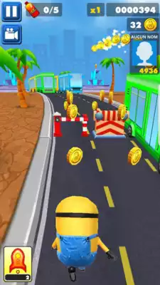 Play super banana minion:despicable rush 3D game