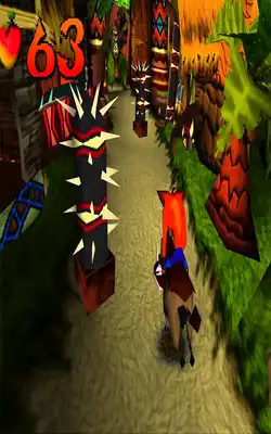 Play Super Bandicoot crazy and lovely jungle adventures