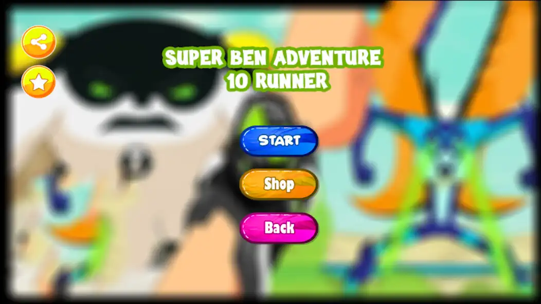 Play Super Ben ten game alien world as an online game Super Ben ten game alien world with UptoPlay