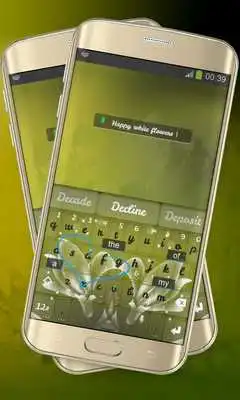 Play Superb Flowery Green Keypad