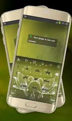 Play Superb Flowery Green Keypad