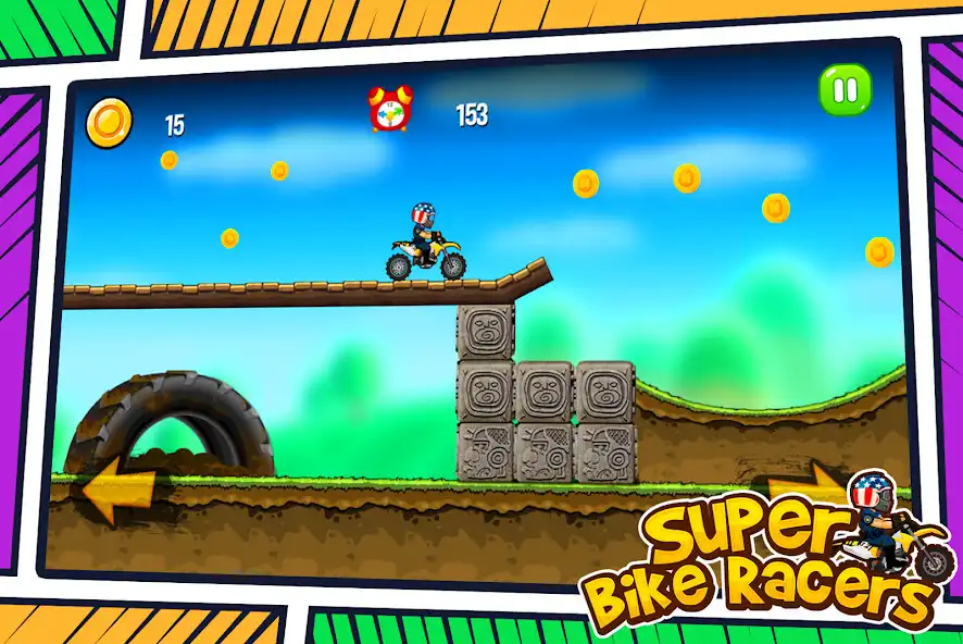 Play Super Bike Racers 2021 as an online game Super Bike Racers 2021 with UptoPlay