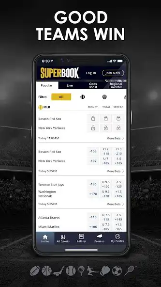 Play SuperBook Sports NJ as an online game SuperBook Sports NJ with UptoPlay