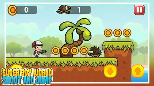 Play Superboy World: Shoot And Jump as an online game Superboy World: Shoot And Jump with UptoPlay