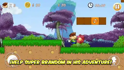 Play Super Brandom - Classic platform games  and enjoy Super Brandom - Classic platform games with UptoPlay