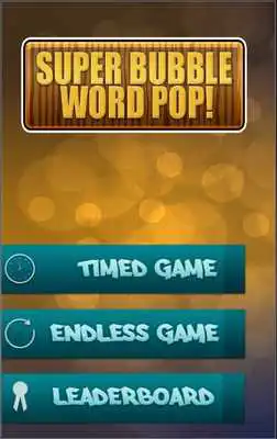 Play Super Bubble Word Pop!