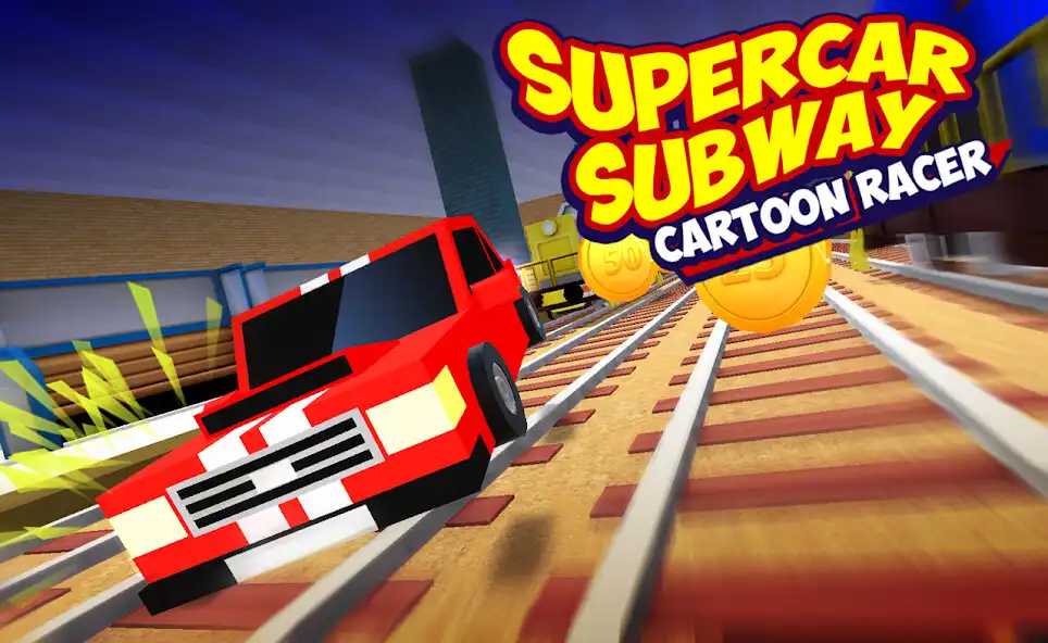 Play Supercar Subway Cartoon Racer as an online game Supercar Subway Cartoon Racer with UptoPlay