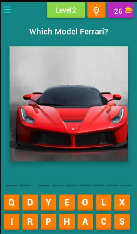 Play Super Car Trivia