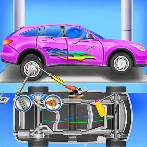 Run free android online Super Car Wash And Fix APK