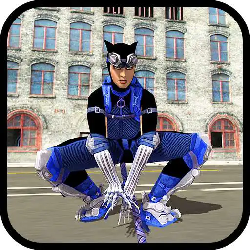 Free play online Super Cat Girl Crime Battle  APK