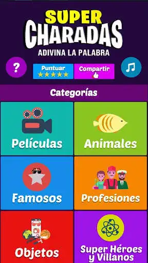 Play Super Charadas - Adivina la palabra (GuessUp)  and enjoy Super Charadas - Adivina la palabra (GuessUp) with UptoPlay