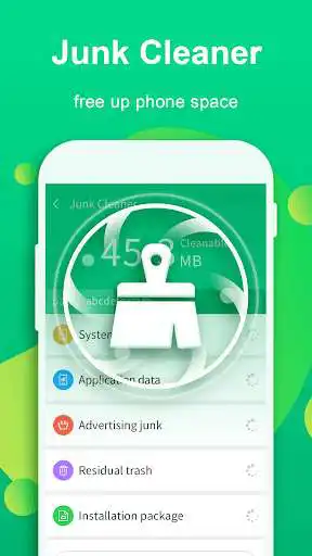 Play Super Clean - Phone Boost & Space Cleaner as an online game Super Clean - Phone Boost & Space Cleaner with UptoPlay