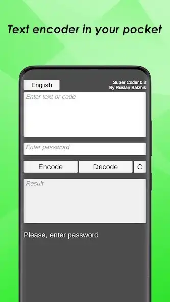 Play Super Coder - one tap encrypt and decrypt  and enjoy Super Coder - one tap encrypt and decrypt with UptoPlay