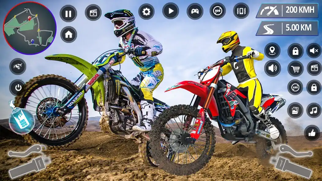 Play Supercross MX Dirt Bike Games as an online game Supercross MX Dirt Bike Games with UptoPlay