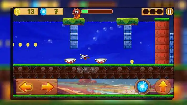 Play Super cuphead adventure jungle world
