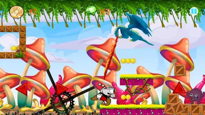 Play Super Cuphead Jungle World Run: Adventure