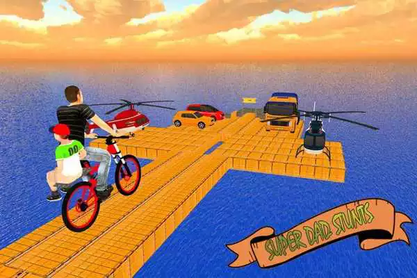Play Super Dad BMX Bicycle Stunts Play Super Dad BMX Bicycle Stunts