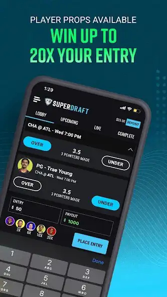 Play SuperDraft Fantasy Sports as an online game SuperDraft Fantasy Sports with UptoPlay
