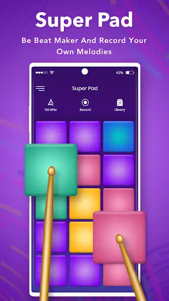Play SUPER DRUM PADS : DJ PADS  and enjoy SUPER DRUM PADS : DJ PADS with UptoPlay