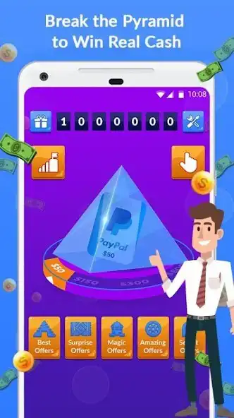 Play Super Earn: Watch  Make Money as an online game Super Earn: Watch  Make Money with UptoPlay