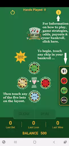 Play Super Easy Aces Card Game as an online game Super Easy Aces Card Game with UptoPlay
