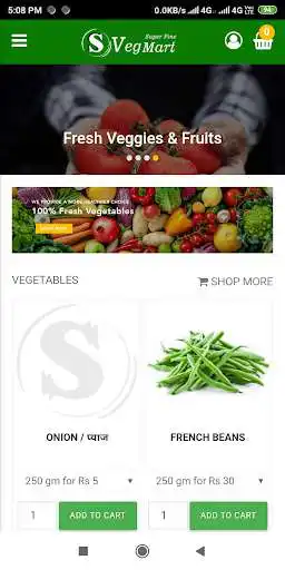 Play SuperFine VegMart - Online Vegetables & Fruits as an online game SuperFine VegMart - Online Vegetables & Fruits with UptoPlay