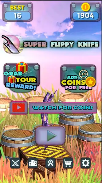 Play Super Flippy Knife  and enjoy Super Flippy Knife with UptoPlay