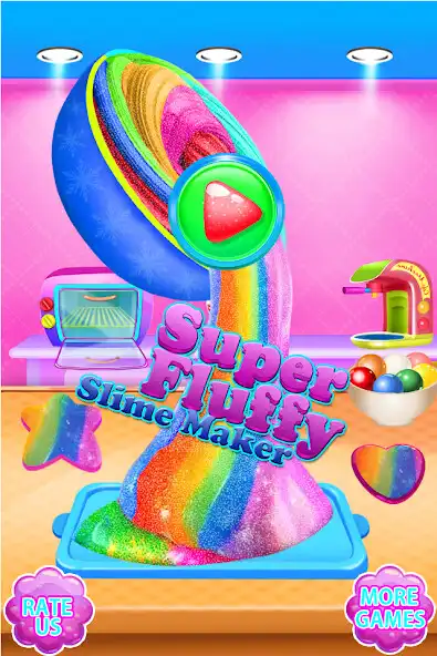 Play Super Fluffy Slime Maker  and enjoy Super Fluffy Slime Maker with UptoPlay