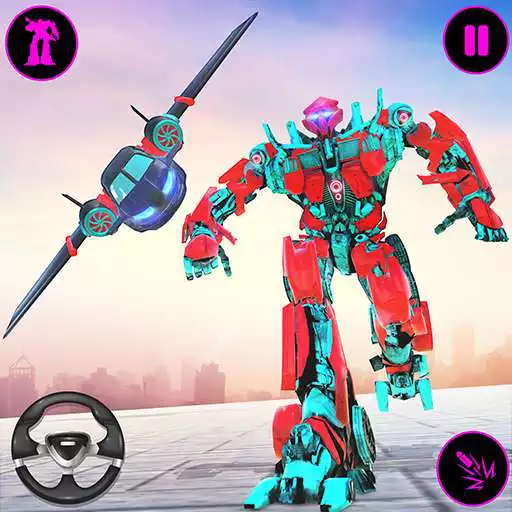 Free play online Super Flying Robot Car APK