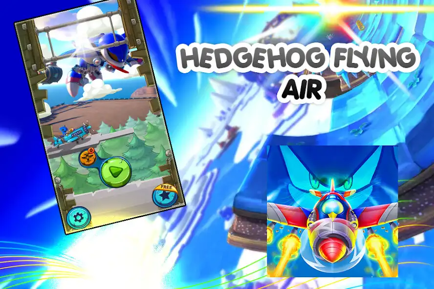 Play Super Hedgehog Flying as an online game Super Hedgehog Flying with UptoPlay