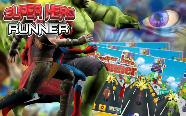 Play Super Hero 3D Subway Runner