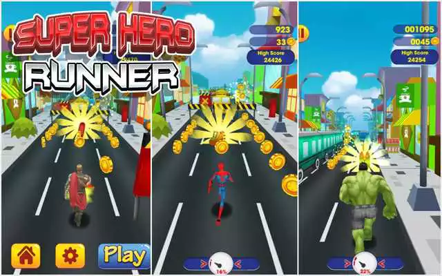Play Super Hero 3D Subway Runner