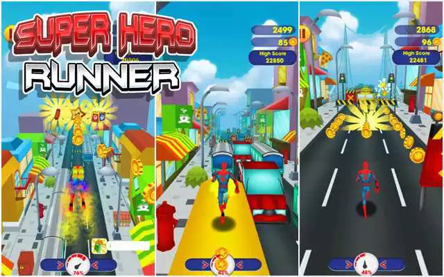 Play Super Hero 3D Subway Runner