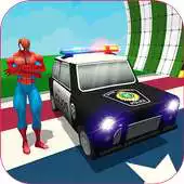 Free play online Superhero Auto Police Car Racer 3D APK