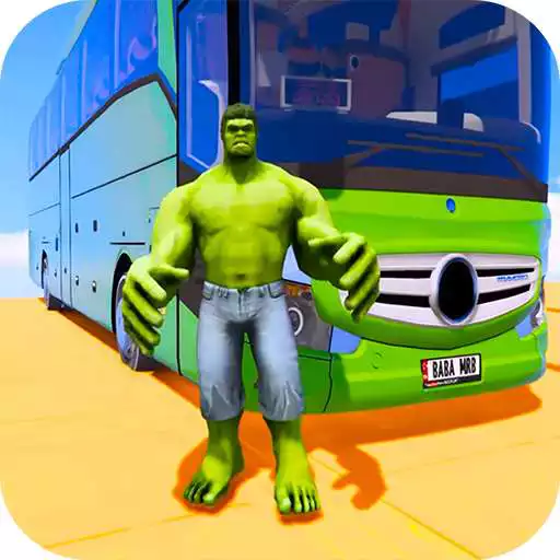 Free play online Superhero Big Bus Simulator: Stunts Drive APK