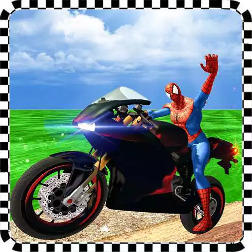 Free play online Superhero bike race: Offroad Moto Bike Racer  APK