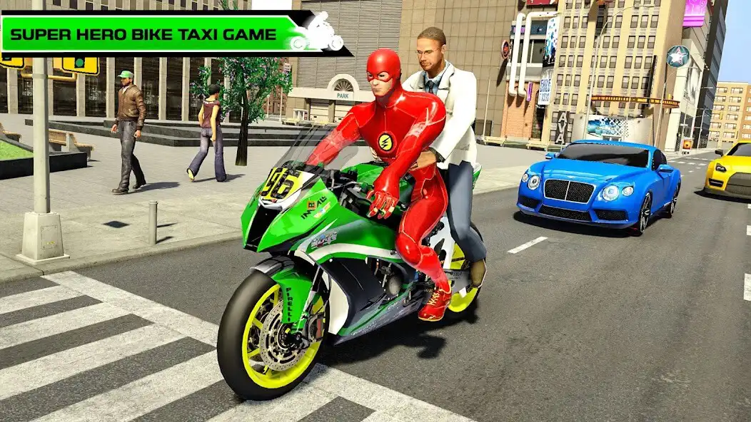 Play Superhero Bike Taxi Games Ride  and enjoy Superhero Bike Taxi Games Ride with UptoPlay