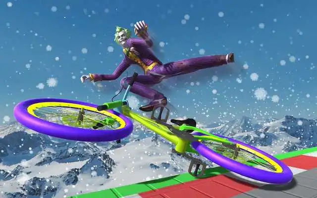 Play Superhero BMX Stunts Racer 2019-Bicycle Games