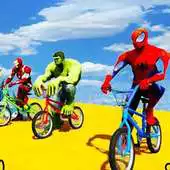 Free play online Superhero BMX Stunts Racing: Top Racing Games APK Free play online Superhero BMX Stunts Racing: Top Racing Games APK