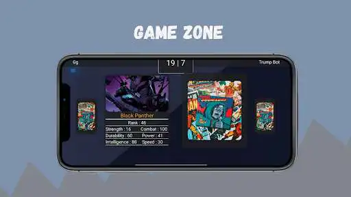 Play Superhero Card Battle as an online game Superhero Card Battle with UptoPlay