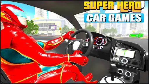 Play Superhero car games 2021- Real Stunt Car Racing  and enjoy Superhero car games 2021- Real Stunt Car Racing with UptoPlay